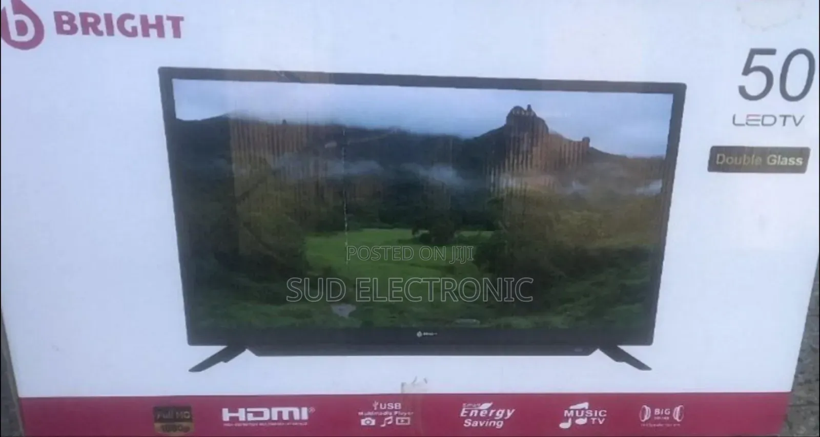 Bright 50" New 2025 Smart Tv