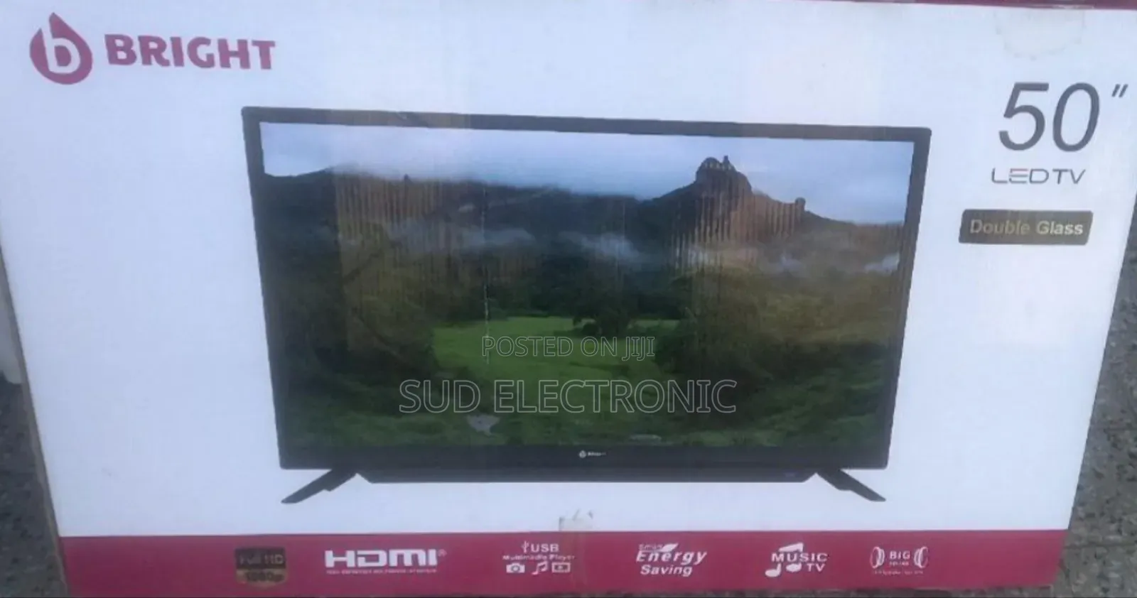 Bright 50" New 2025 Smart Tv