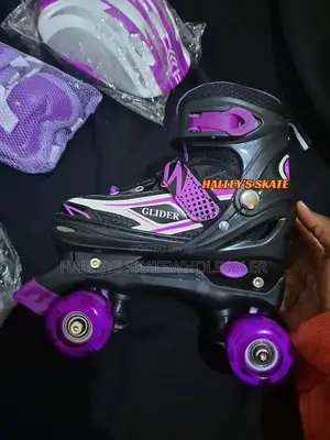 Glider Rollerskate Quad Pu Light Wheels