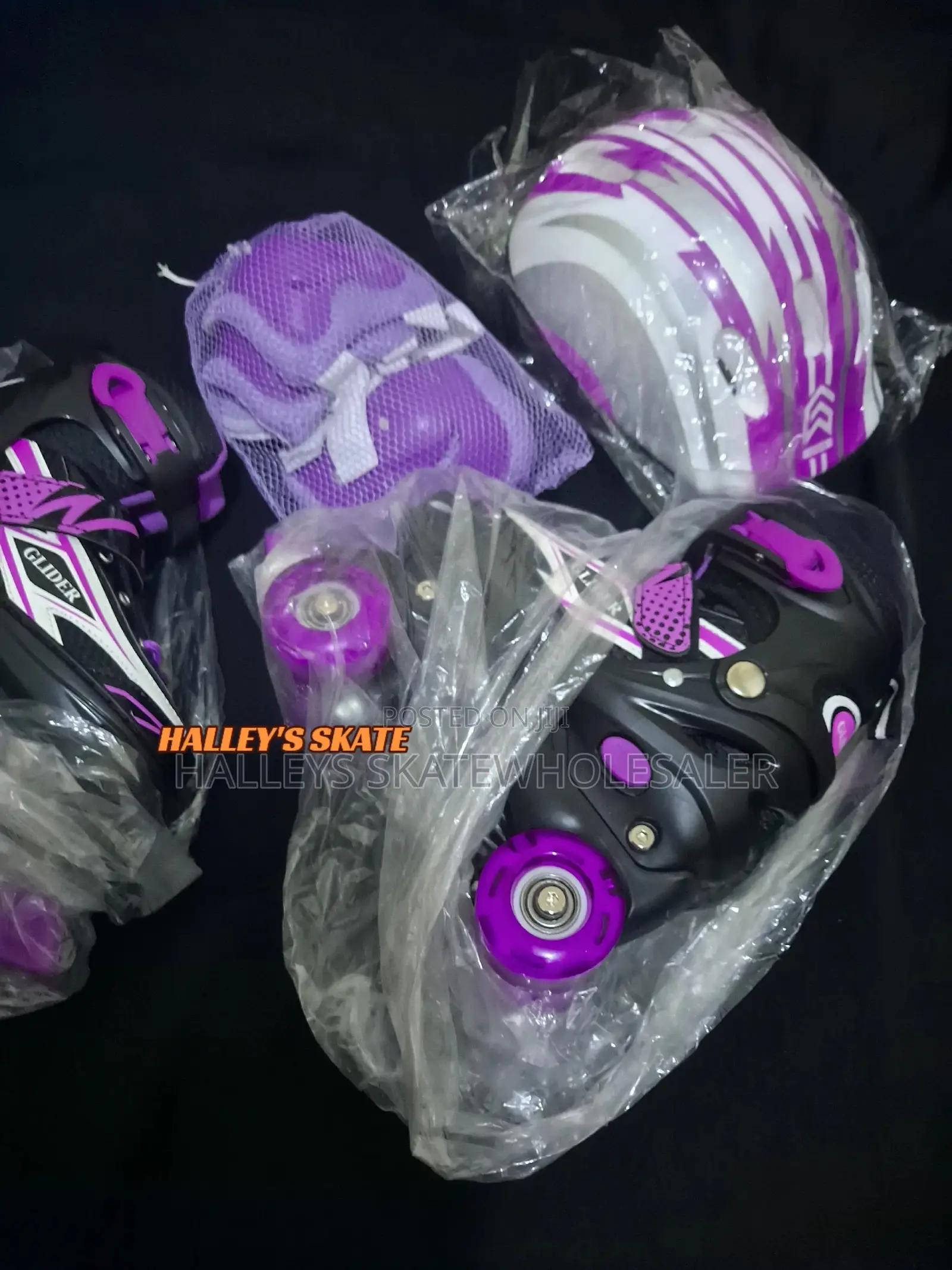 Glider Rollerskate Quad Pu Light Wheels