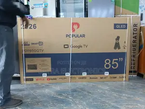 Popular 85-Inch Qled Smart Television Google Tv and Resolution