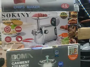 Sokany Meat Grinder Sk-06006 Featuring a 3800w Motor and a Silver