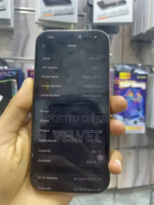 New Apple iPhone 16 Pro 256 GB