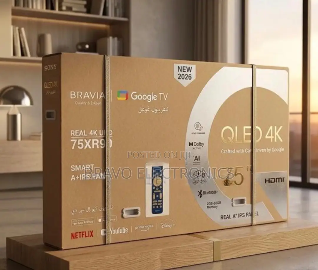 Bravia Tv 75” Smart Google Tv - Real Qled New 2026