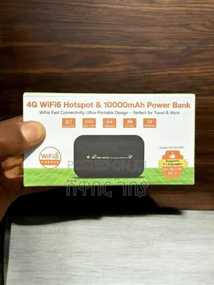 2 in 1 Power Bank Pocket Wifi Router ፓወር ባንክ እና ራውተር አንድላይ