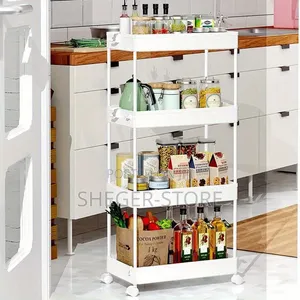 High Quality and Durabity 4 Tier Moveable Storage Rack