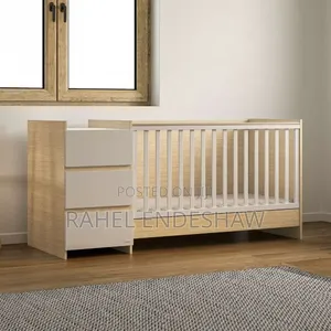Laminated Mdf Baby Bed