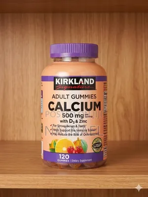 Kirkland Signature Adult Gummies Calcium With Vitamin D3and Zinc