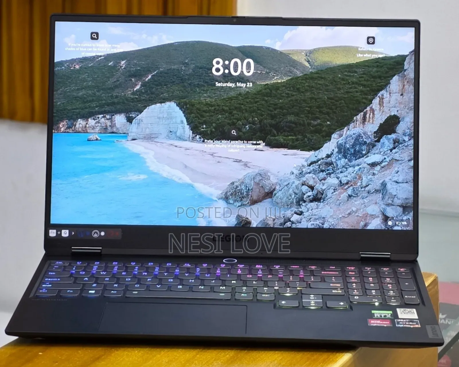 New Laptop Lenovo Legion Y720 16GB AMD Ryzen 7 SSD 512GB
