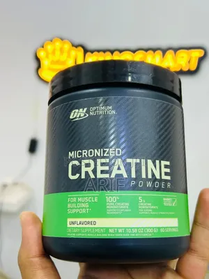 Micronised Creatine Monohydrate Net Wt 300gm 60 Serving Optimum Nutri