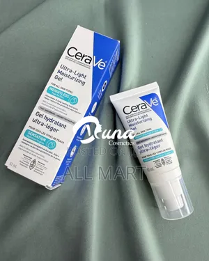 Cerave Ultra-Light Moisturizing Gel, Hydrating Gel Face Moisturizer