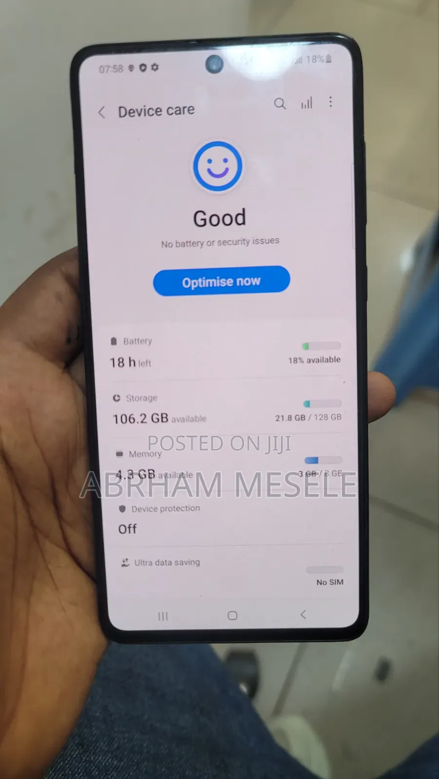 Samsung Galaxy A71 128 GB Blue