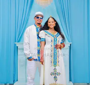 Ethiopian የሀገር ባህል Traditional Chiffon Yehabesha ልብሶች Libs ቀሚስ Kemis