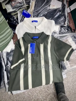 Men's Knitted Short-Sleeve T-Shirt