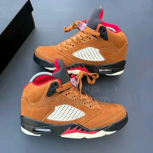 Nike Air Jordan 5 Retro" Archaeo Brown"Unisex Fashion Boots