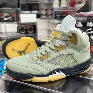 Nike Air Jordan 5 Retro "Jade Horizon " Unisex Fashion Boots