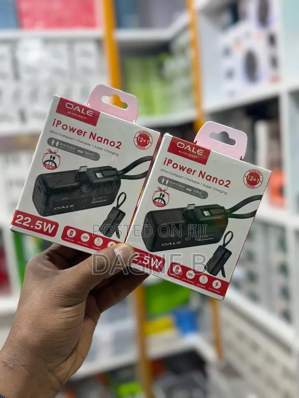 Mini Oale Ipower Nano2 Portable Power Banks.
