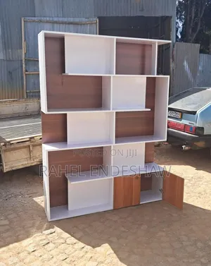 Cream Laminated Book Shelf