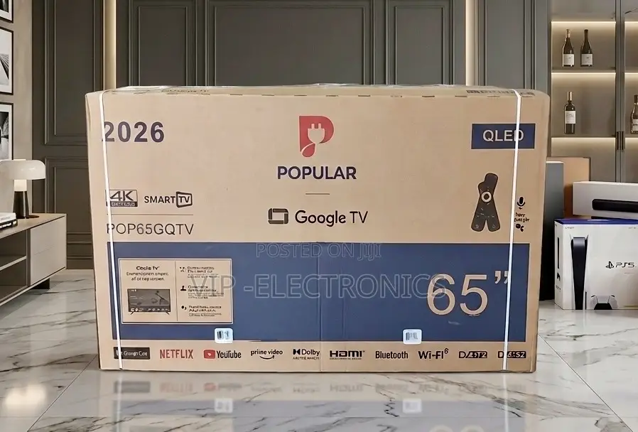 Popular 65 Inch Tv Qled Smart Google Tv – Pop65gqtv (2026 Model
