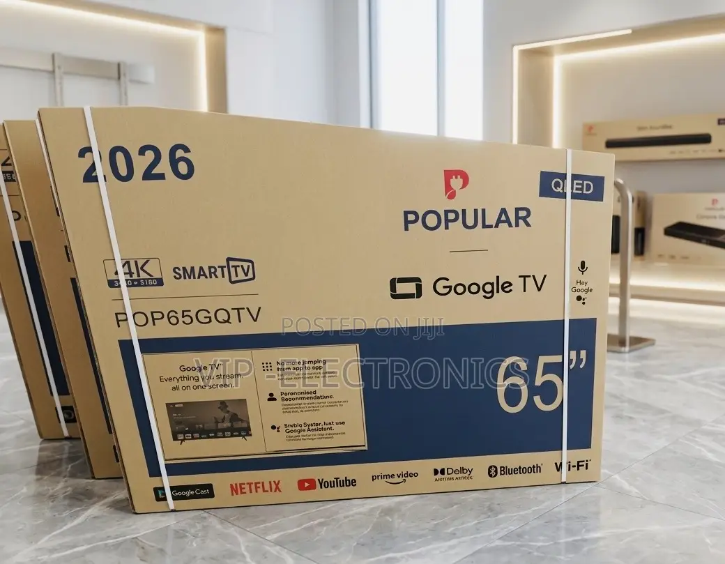 Popular 65 Inch Tv Qled Smart Google Tv – Pop65gqtv (2026 Model