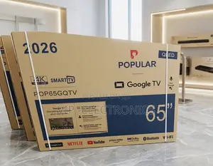Popular 65 Inch Tv Qled Smart Google Tv – Pop65gqtv (2026 Model