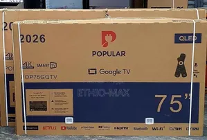 Popular 75” Smart Google Tv – Qled | New 2026 Model