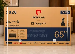Popular 65” Smart Google Tv – Qled | New 2026 Model