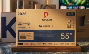 Popular 55” Smart Google Tv – Qled | New 2026 Model