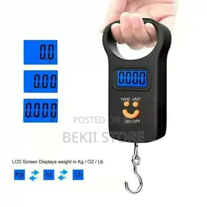 Portable Digital Electric Luggage Scale 50 Kg ዘመናዊ ሚዛን