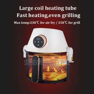 High Quality 2 In1 Air Fryer and Grill ሁለት አይነት አገልግሎት የሚሰጥ