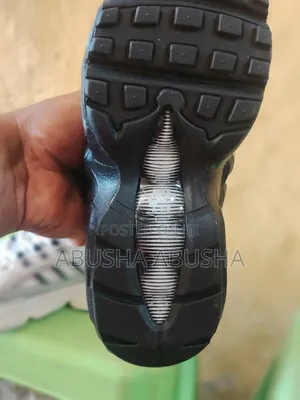 ￼ This Is a Nike Air Max 95 Triple Black Sneaker
