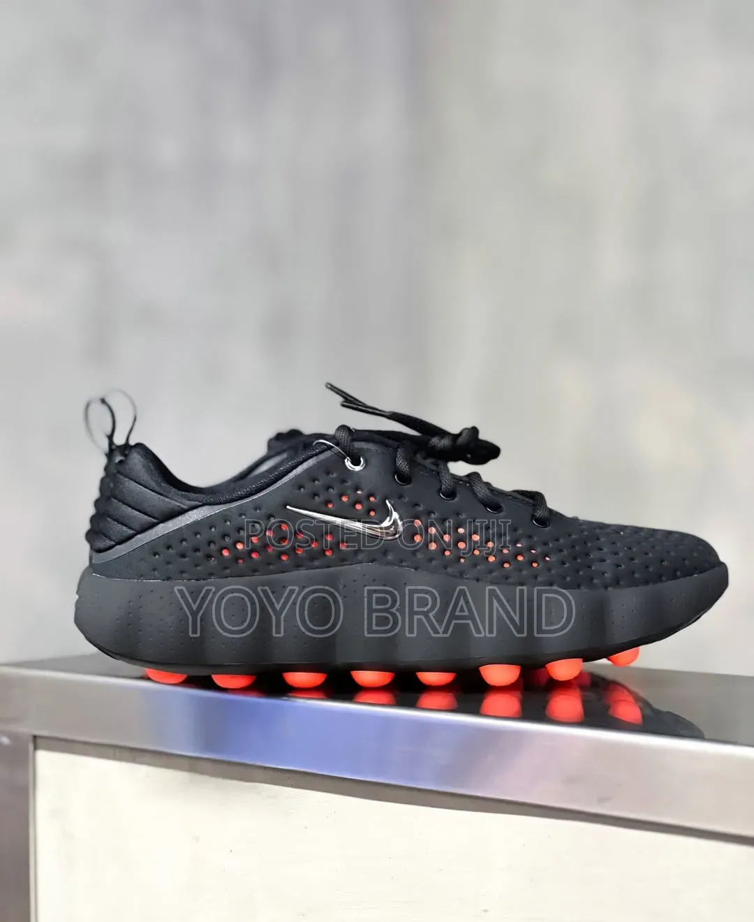 Nike Mind 002 "Black Hyper Crimson"Unisex Fashion Shoes