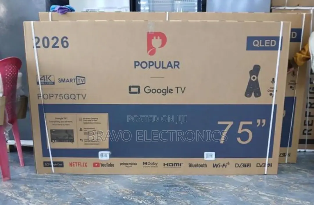Popular 75-inch Qled Smart Tv (Model Pop75gqtv