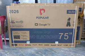 Popular 75-inch Qled Smart Tv (Model Pop75gqtv