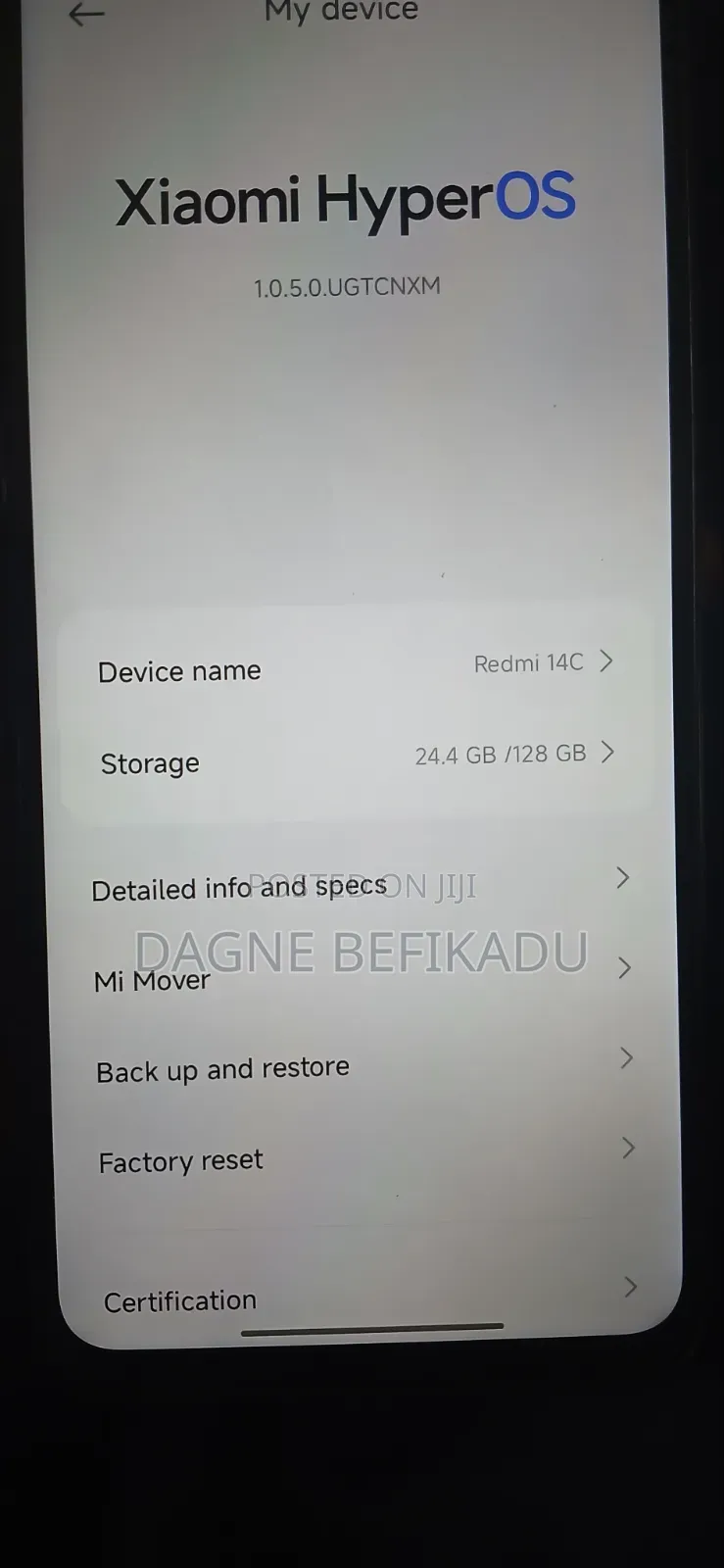 New Xiaomi Redmi 14C 128 GB Black