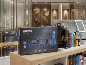 Geepas 8-in-1 Hair Styler Kit Featuring Multiple Styling Attachments
