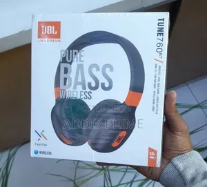 JBL Tune 760bt Wireless Headphone Pure Bass 40 Hours Battery