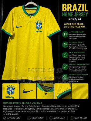 Brazil Football Jersey – Premium Quality