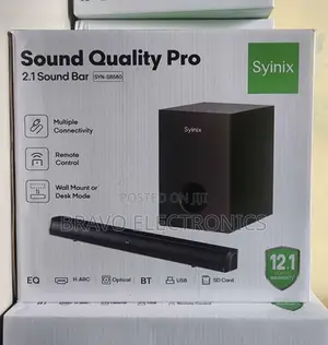 Syinix Sound Quality Pro Syinix Sound Bar
