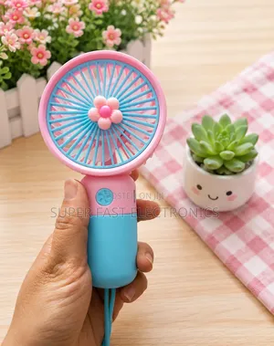 Portable Mini Handheld Fan Cute Rechargeable Cooling Fan
