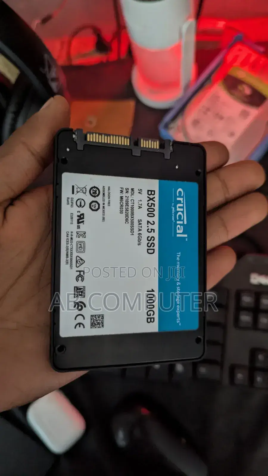 SSD 1tb Crucial Original