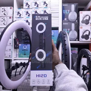Hi2d Ultra Long Selfie Stick With Ring Light
