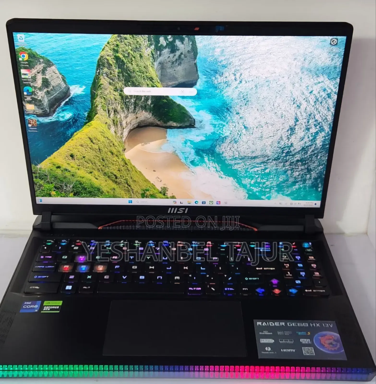 New Laptop MSI Raider GE78 32GB Intel Core i9 SSD 1T