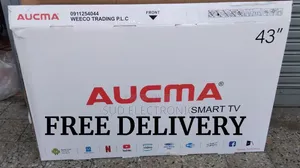 Aucma 43" New 2025 Smart Tv