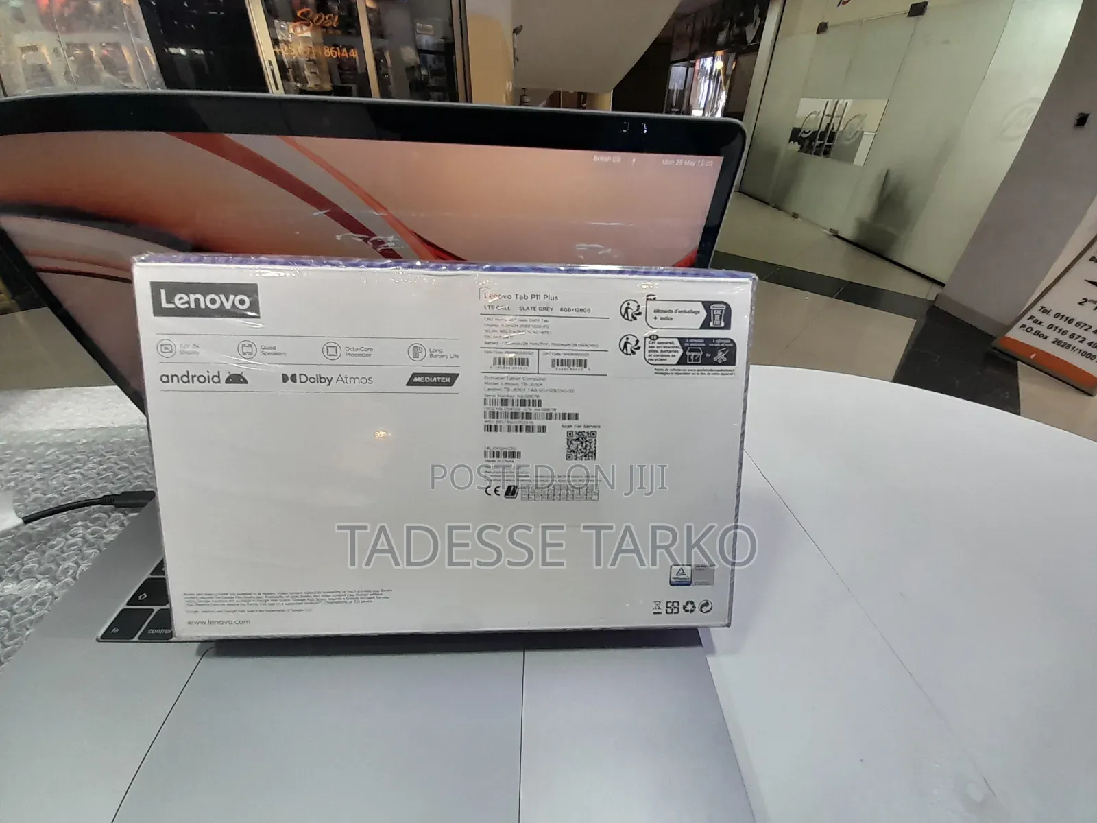 New Lenovo Tab P11 Plus 128 GB Black