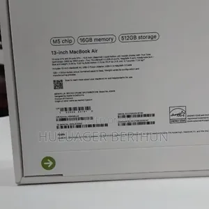 New Laptop Apple MacBook Air 2026 M5 13-inch 16GB Apple M5 SSD 512GB