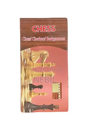 Chess Checkers Backgammon Set