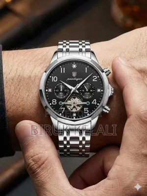 Poedagar Stainless Steel Men's Luxury Wristwatch