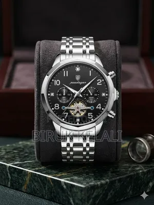 Poedagar Stainless Steel Men's Luxury Wristwatch