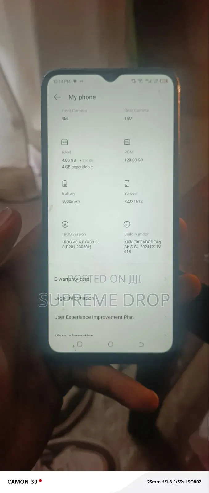 Tecno Spark 10C 128 GB Blue